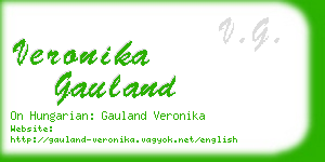 veronika gauland business card